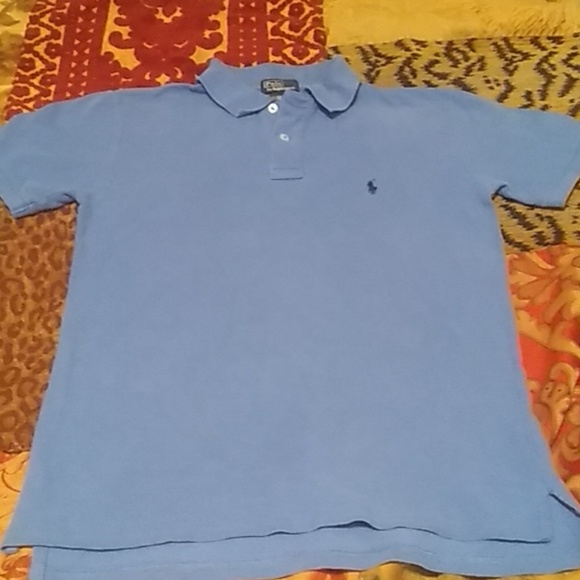 ralph lauren sky blue shirt